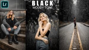 moody black
